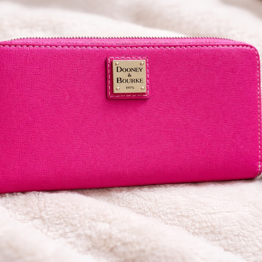 Dooney & Bourke Vibrant Pink Wallet